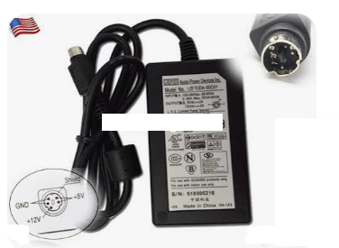 NEW APD Genuine DA-30C01 AC Adapter 12V 1.5A 5V 1.5A 5PIN Power Supply